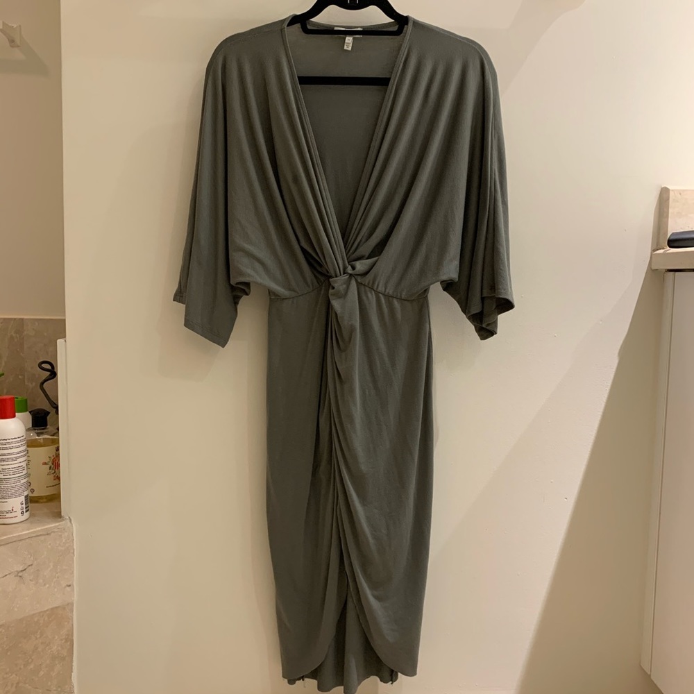 Joie V neck high low dress